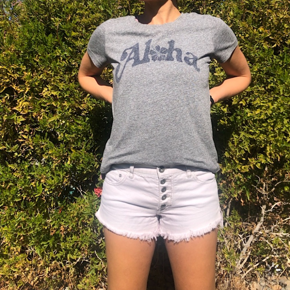 Free People Denim Cutoff Shorts